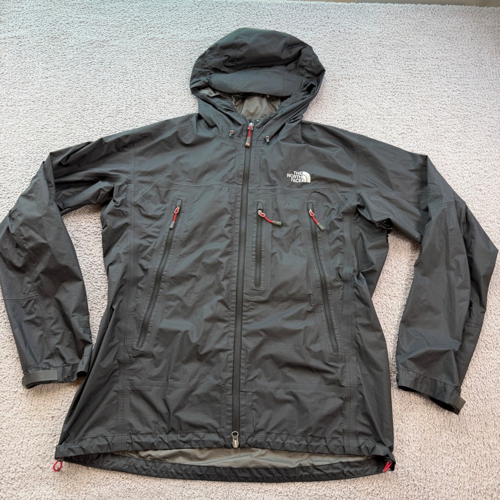 The North Face Summit Series Gore-Tex Jacket Mens XL Black Ripstop Shell